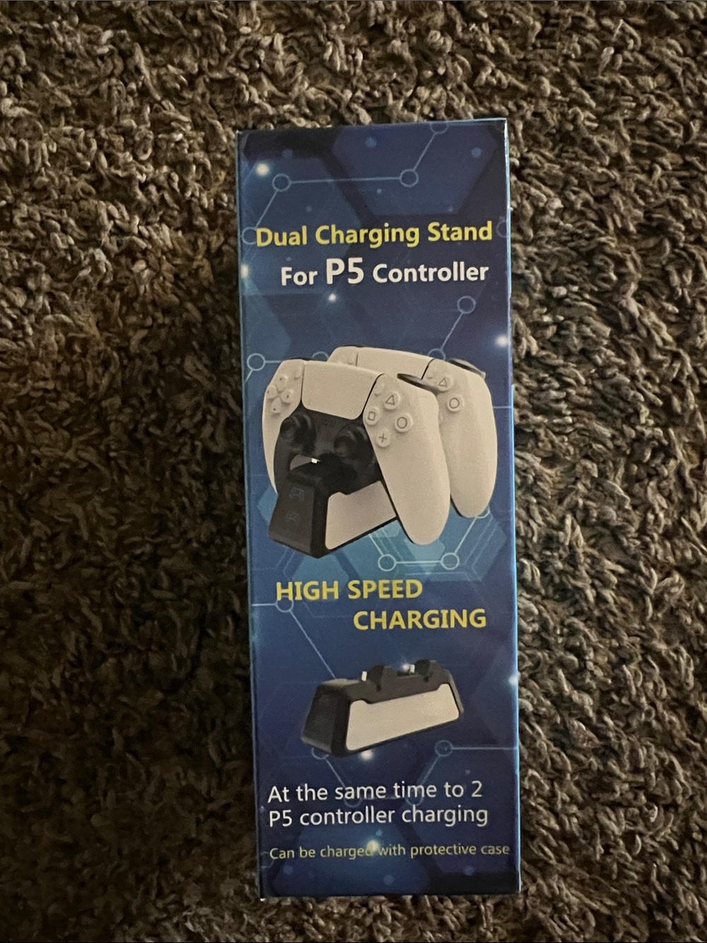 High-Speed Dual Charging Stand for P5 Controllers — White